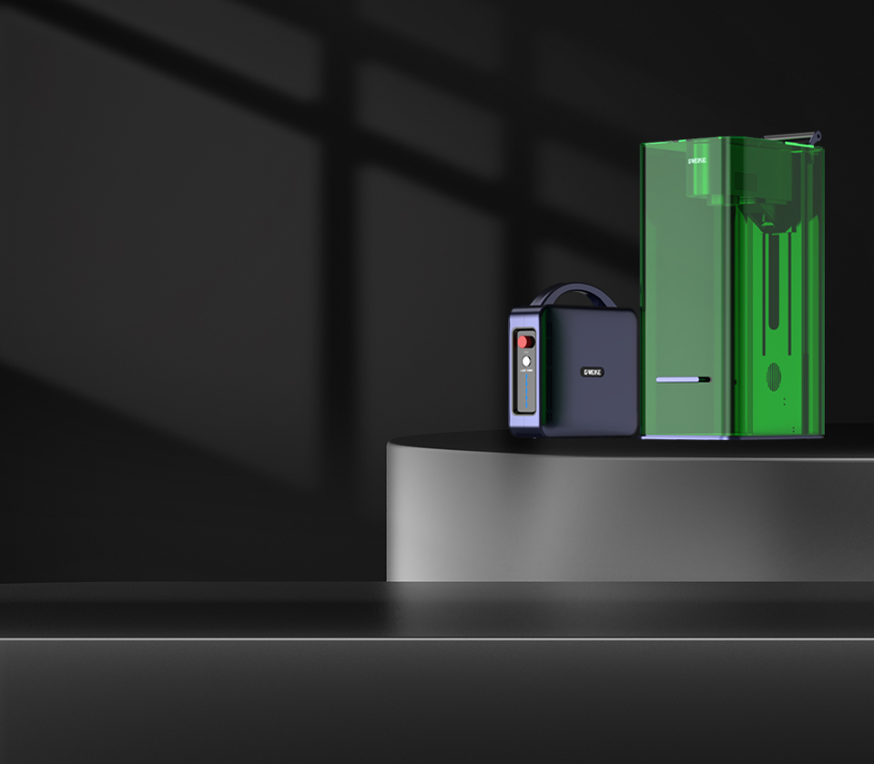 Dual-Light Source Fiber Laser Engraving Machine