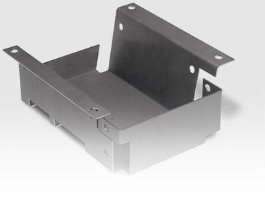 Representative CNC bent sheet metal prototype for equipment assembly evaluation