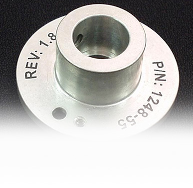 Engraved Metal Identification Part title=