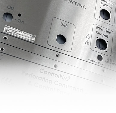 Laser marked metal panel with serial numbers, QR codes and product information