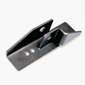 CNC bent sheet metal bracket for custom fabrication
