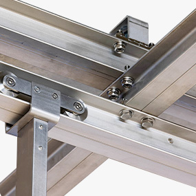 Folded sheet metal profile for enclosure and structural applications