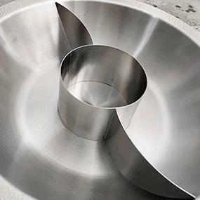 Welded stainless steel tube part for pipe, frame and assembly applications