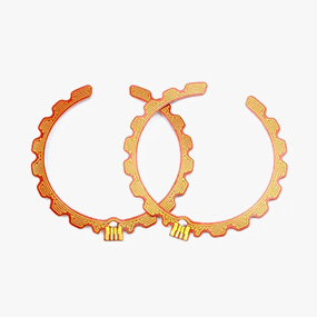 Laser cut PI film rings for insulation and custom electronic components