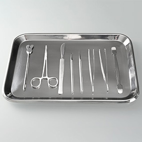 Welded sheet metal tray for enclosure, housing and equipment assembly