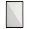 Chemically strengthened glass used for touchscreens and durable display covers.