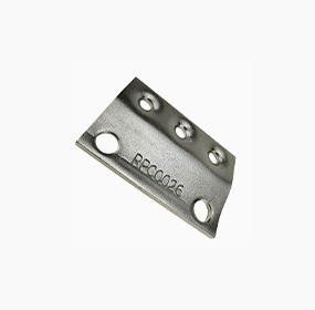 CNC bending support for sheet metal parts with engraved labels or markings