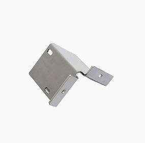 CNC bending support for laser cut sheet metal brackets and panels