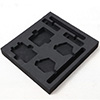 Foam and EVA material for cutting packaging inserts, cushion profiles and custom case liners
