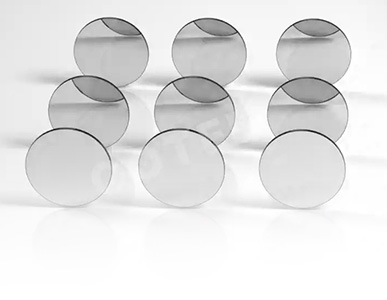 Delivered round glass parts for custom precision projects