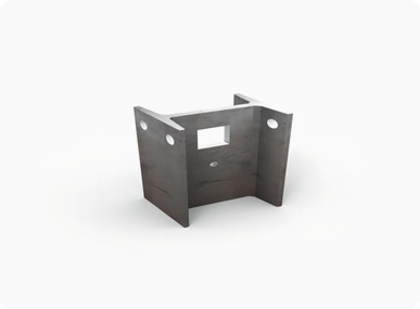 Laser cut metal bracket parts for custom fabrication in Singapore