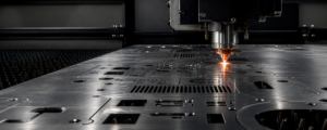 Sheet metal laser cutting process