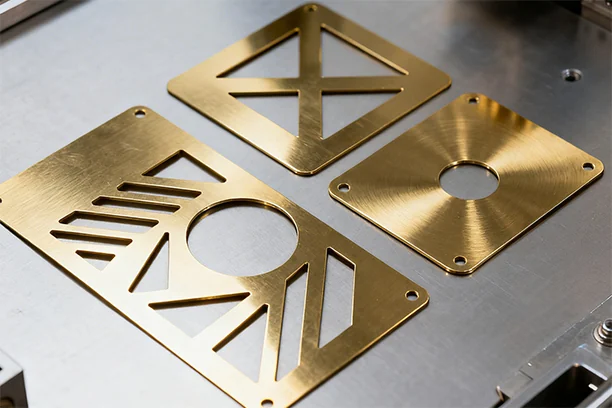 Laser-cut sheet metal plates and profiles