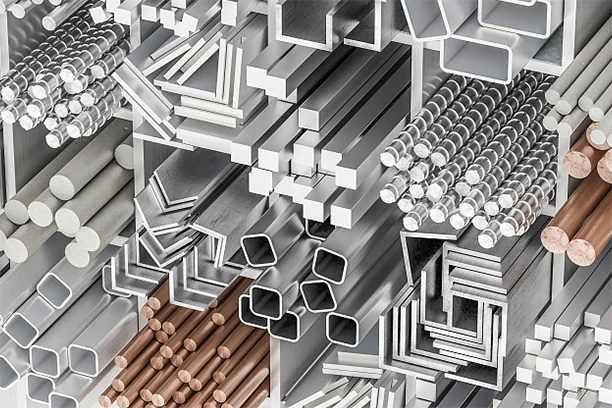 Round, square and rectangular metal tube profiles