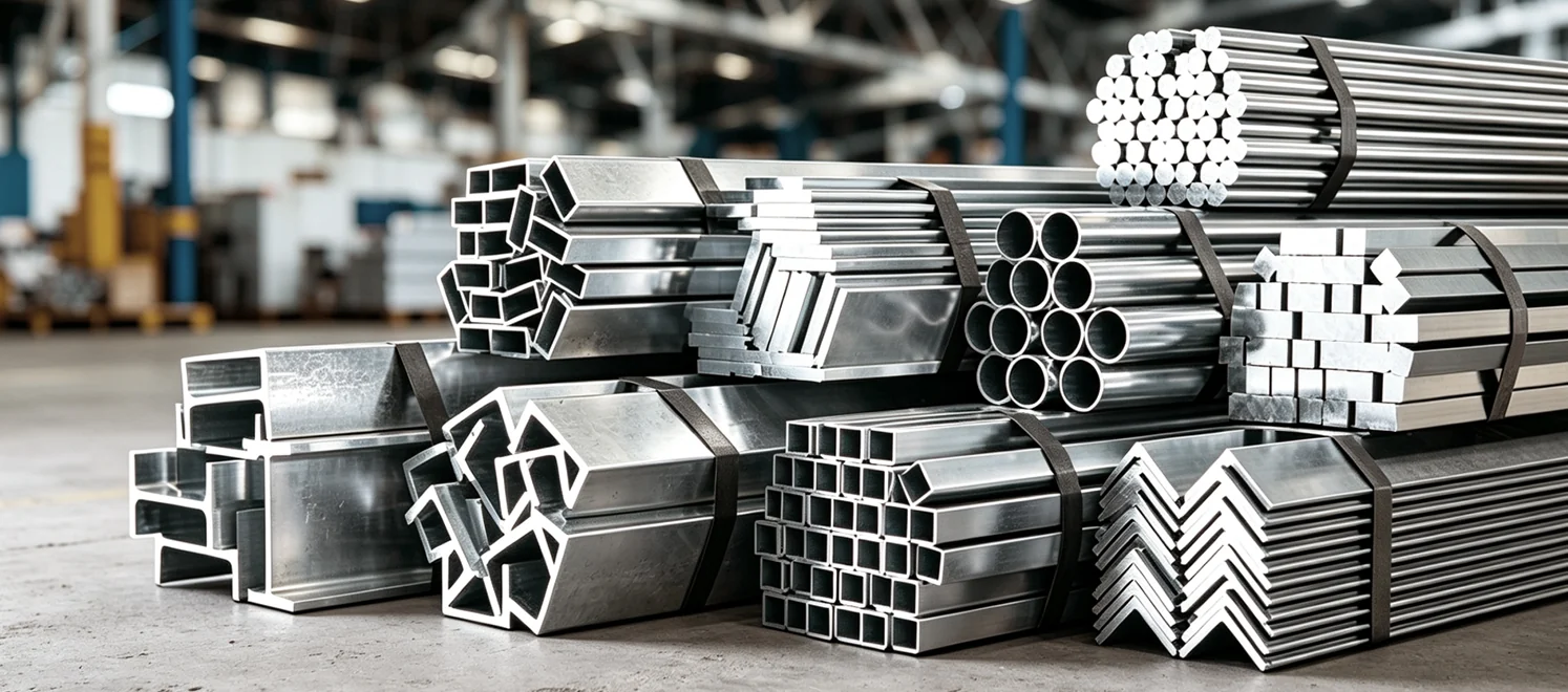 Metal tube and hollow-section profiles
