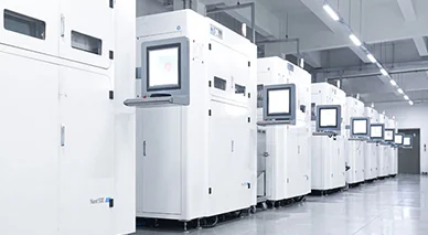 Aluminium components used in production equipment