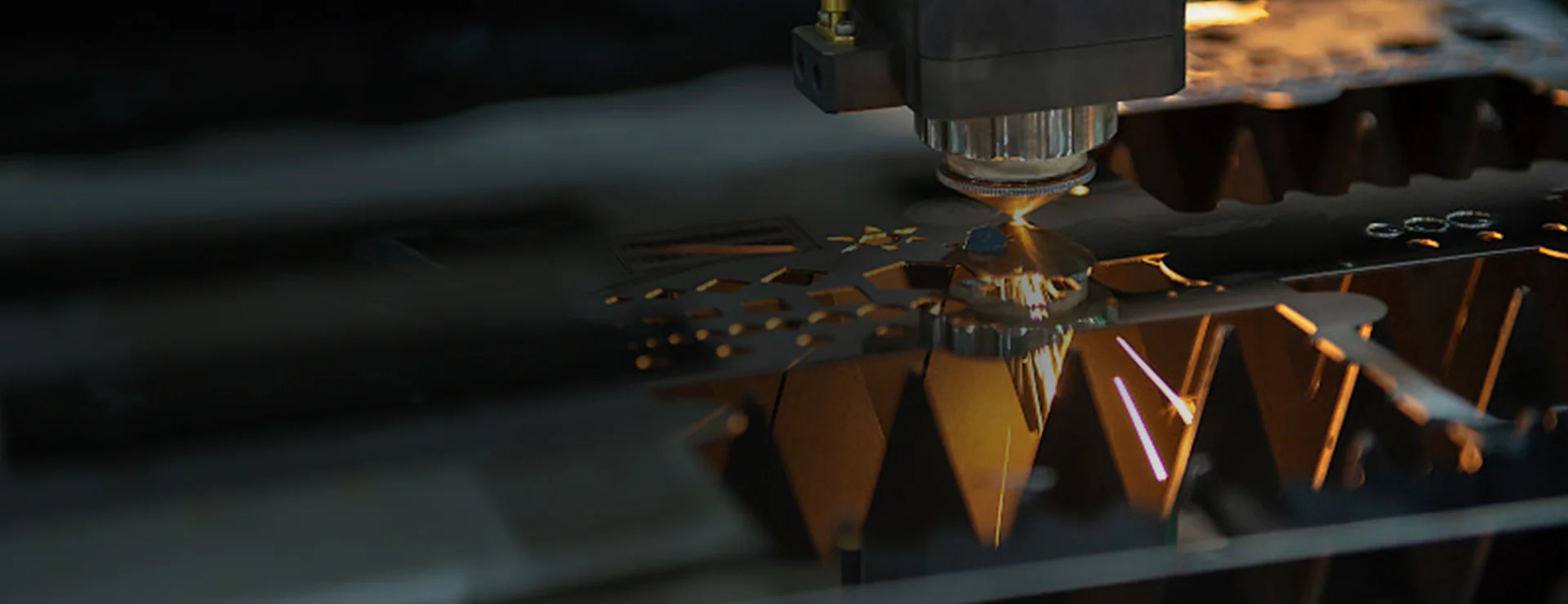 Sheet metal laser cutting process