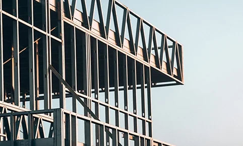 Welded structural steel tube frame